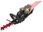 Taille-haie sans fil Parkside avec batteries amovibles.