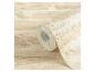 Rouleau de papier peint beige avec motif de briques texturé