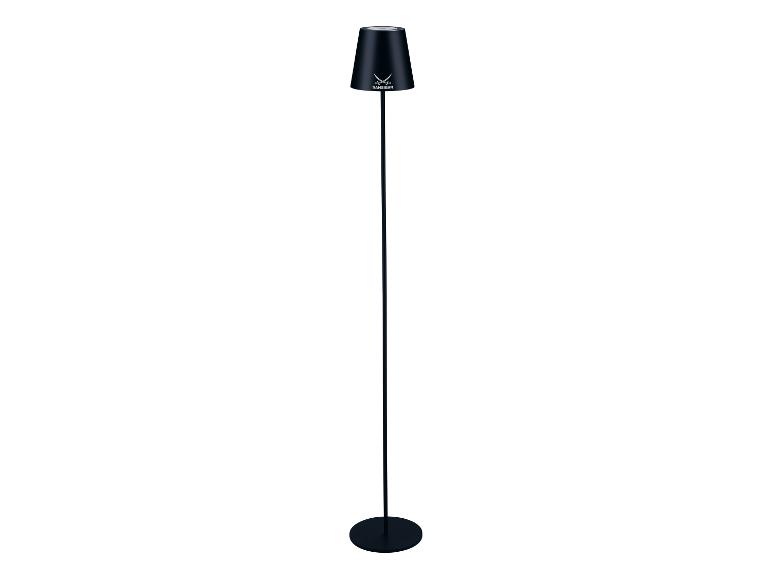 Lampe sur pied noire Sansibar au design moderne.