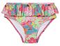 Maillot de bain enfant, motif tropical avec toucans et serpents.