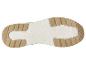 Semelle de chaussure avec une texture beige et blanche.