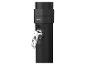 Robinet Parkside noir avec mitigeur chromé.