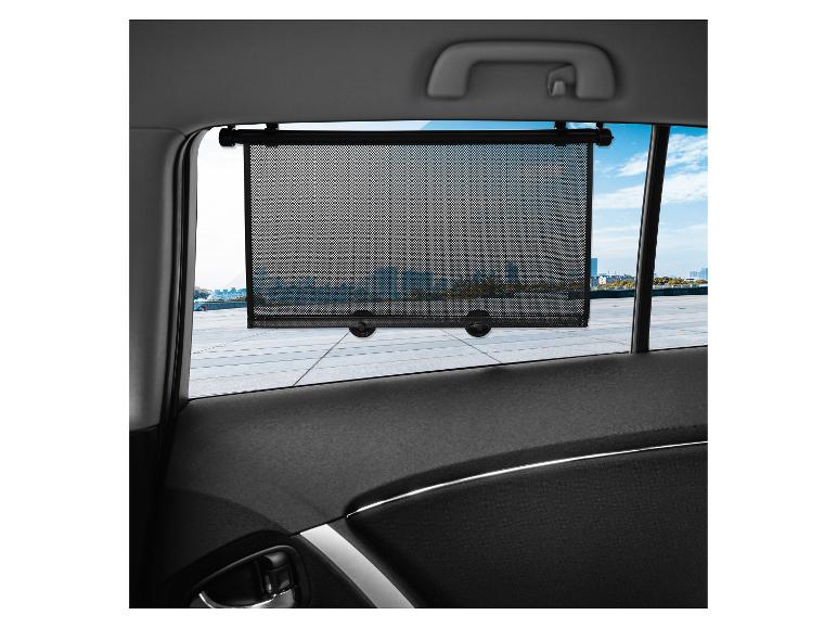 Pare-soleil de voiture noir occultant, installation facile.