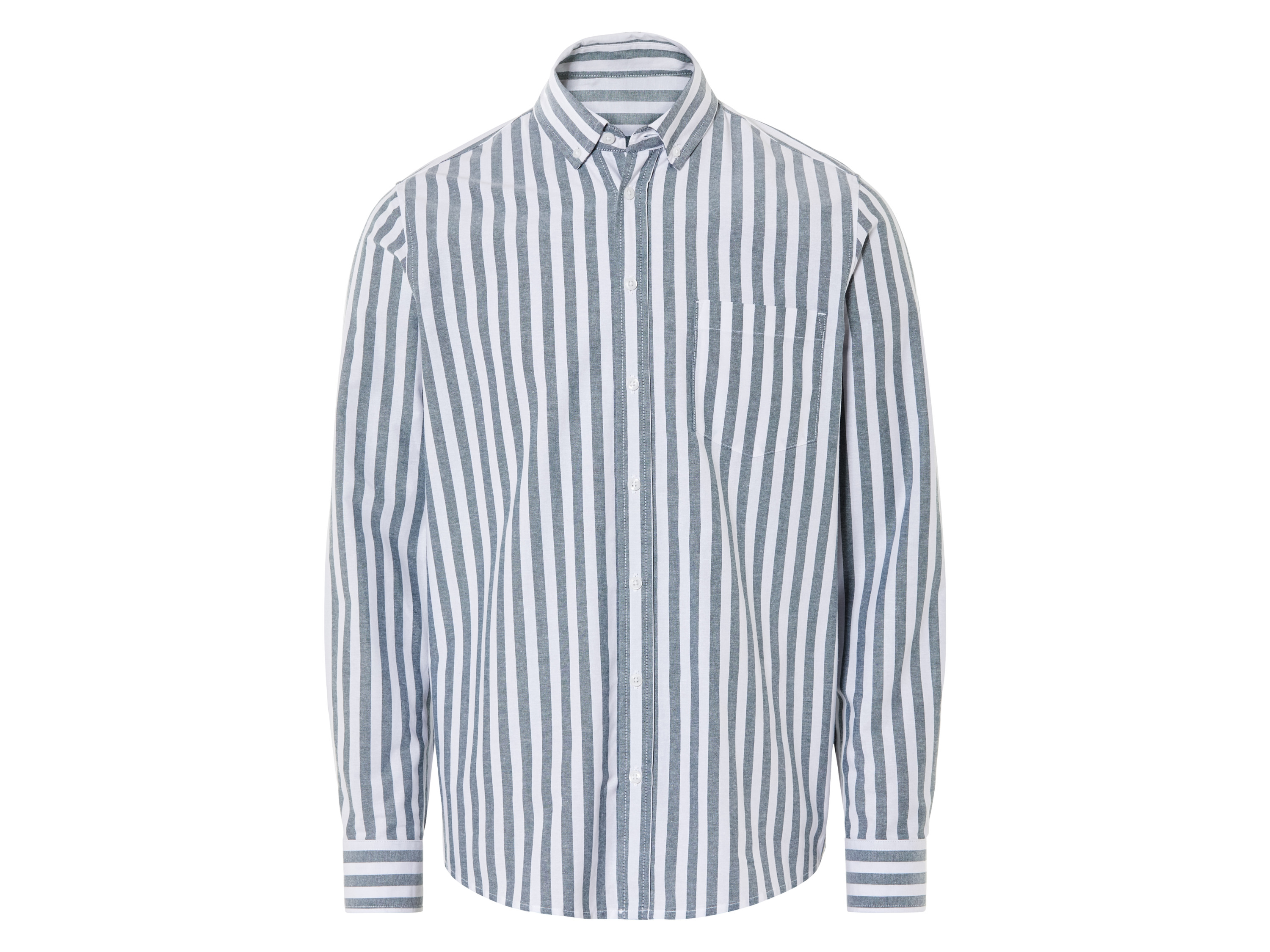 LIVERGY® Chemise homme (rayé/blanc/bleu, S (37/38))