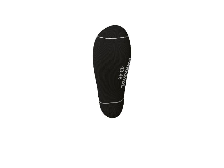 Chaussette noire Parkside taille 43-46 avec des rayures blanches
