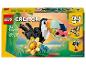Boîte LEGO Creator 3-en-1 avec toucan tropical, papillon et poisson.