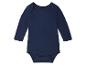 Body bébé manches longues, couleur bleu marine.