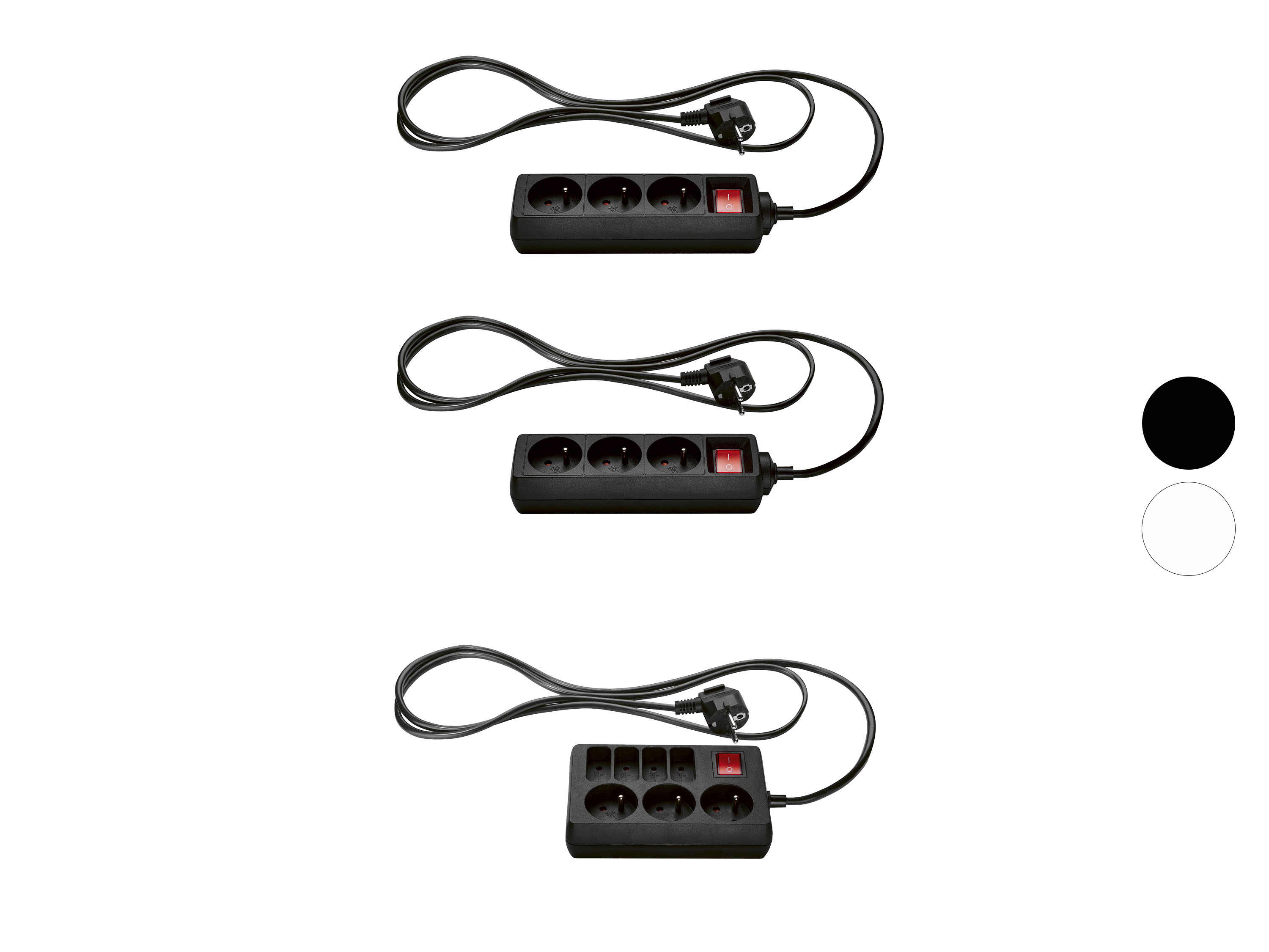 SILVERCREST® Multiprise 3x ou 7x, 3680 W