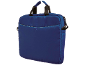 Sacoche bleue pour ordinateur portable avec poignées et poche avant