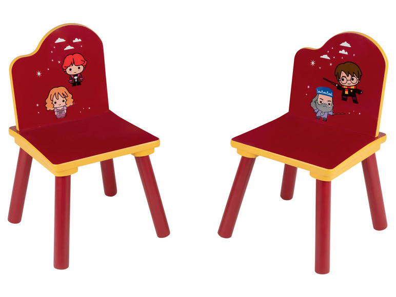 Aller en mode plein écran : Ensemble table et chaises Harry Potter pour enfants, 3 pièces - Image 2