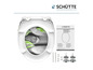 Abattant de WC Duroplast Schütte avec fermeture amortie et fermeture rapide.