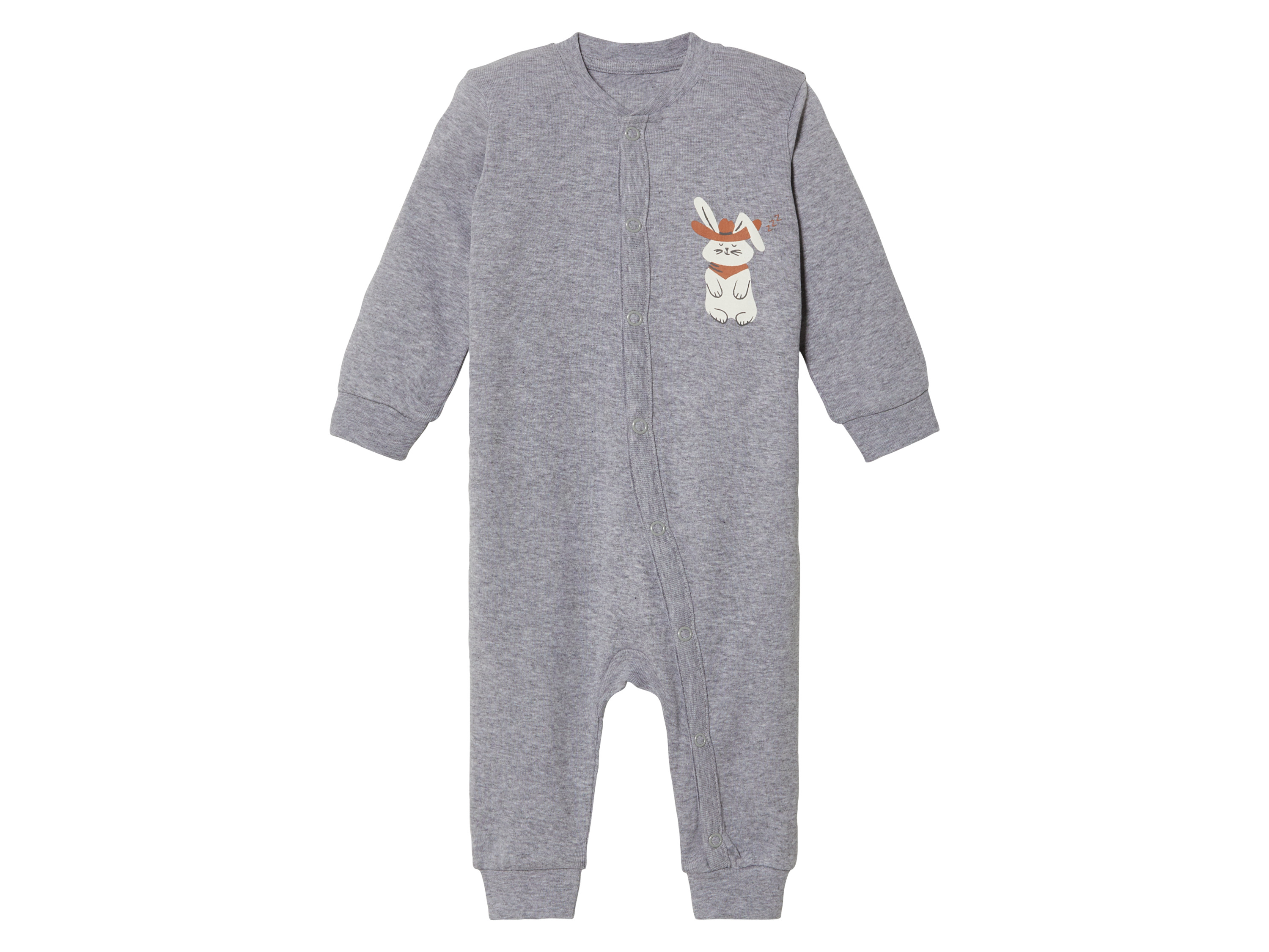 lupilu® Grenouillère bébé (62/68, gris)