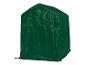 Abri de rangement extérieur vert avec toit en pente