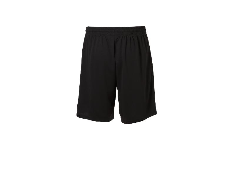 Short de sport noir avec taille élastique