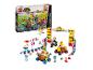 Ensemble LEGO Super Mario Kart Grand Prix avec Baby Peach, Toad et Bowser Jr. dans des véhicules de course.