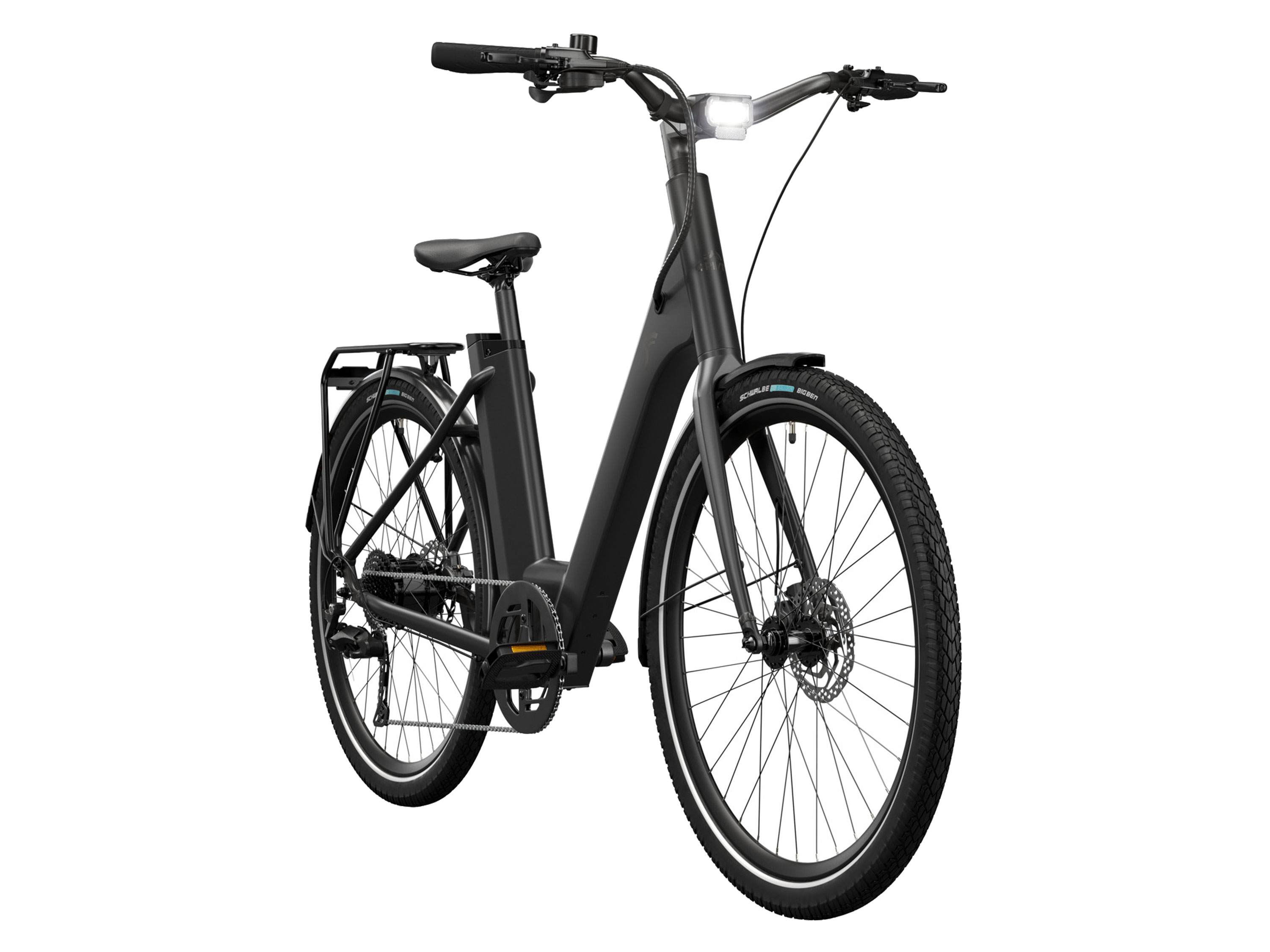 CRIVIT Vélo Électrique Urbain Shimano Y.3 (noir)