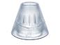 Buse conique transparente pour aspirateur ou appareil de beauté.