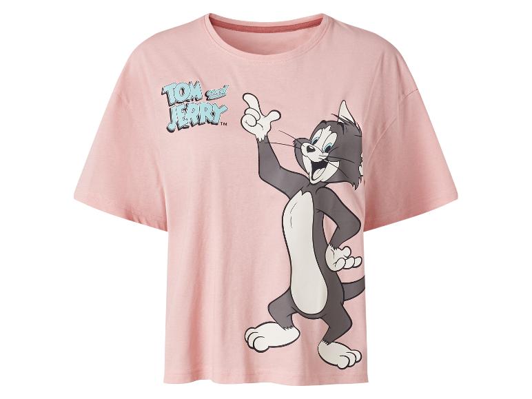 T-shirt rose avec Tom et Jerry.