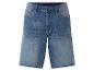 Shorts en jean bleu clair pour homme.