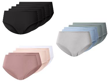 ESMARA® Lot de 5 culottes taille haute femme