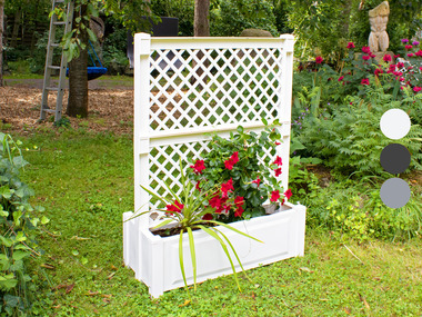 KHW Bac à plantes avec treillis central, l 100 x H 140 x P 43 cm, 110 L