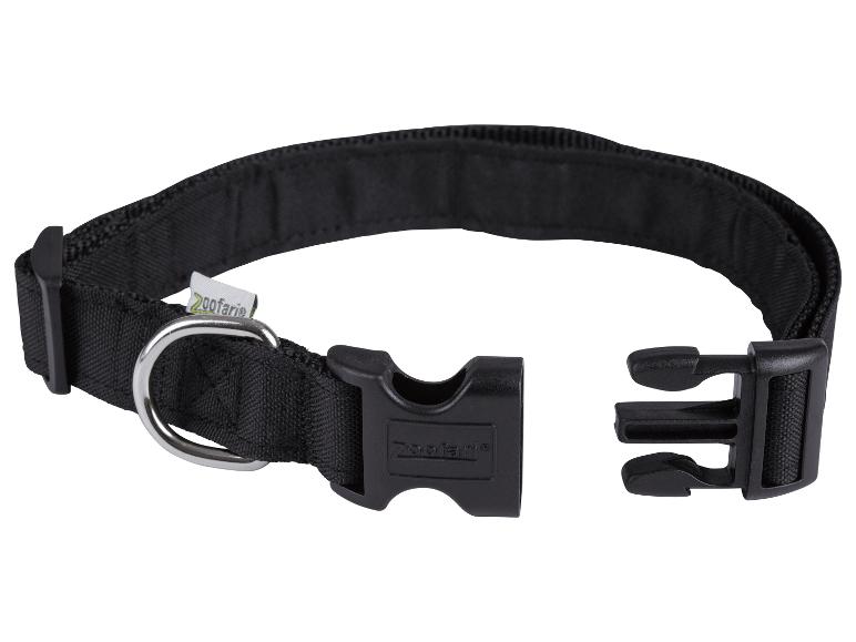 Collier pour chien noir ZooFarıı avec boucle à cliquet.