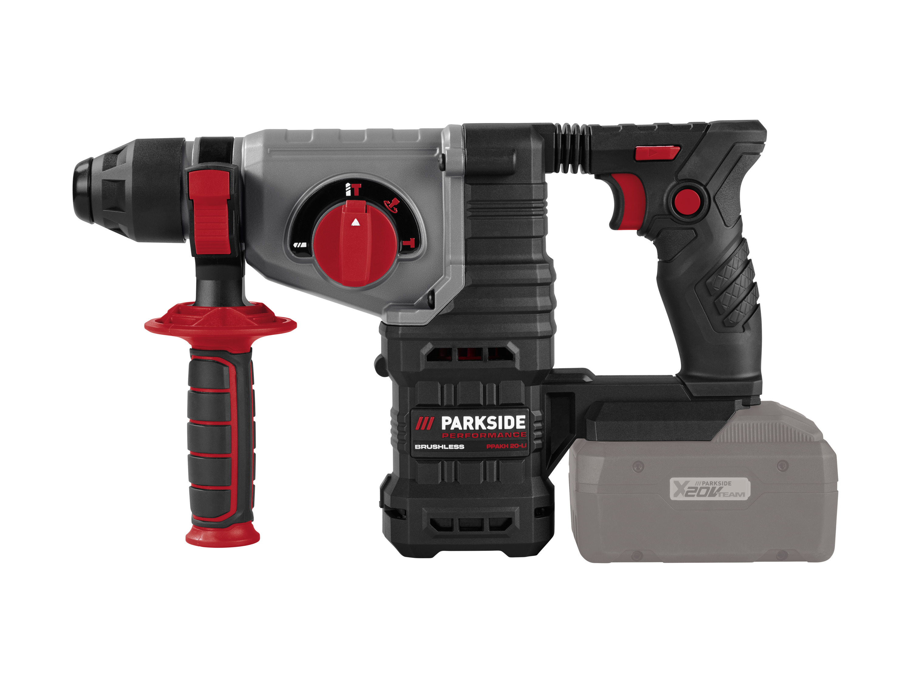PARKSIDE PERFORMANCE® Perforateur-burineur sans fil 1,9J + Batterie Smart + Chargeur rapide, 20 V