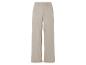 Pantalon beige à jambes larges