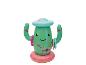Cactus gonflable avec anneaux de jeu pour enfants.