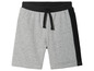 Short gris avec des bandes noires et un cordon