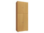 Une armoire en bois avec deux portes.