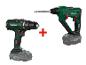 Perceuses Parkside sans fil : perforateur et visseuse.