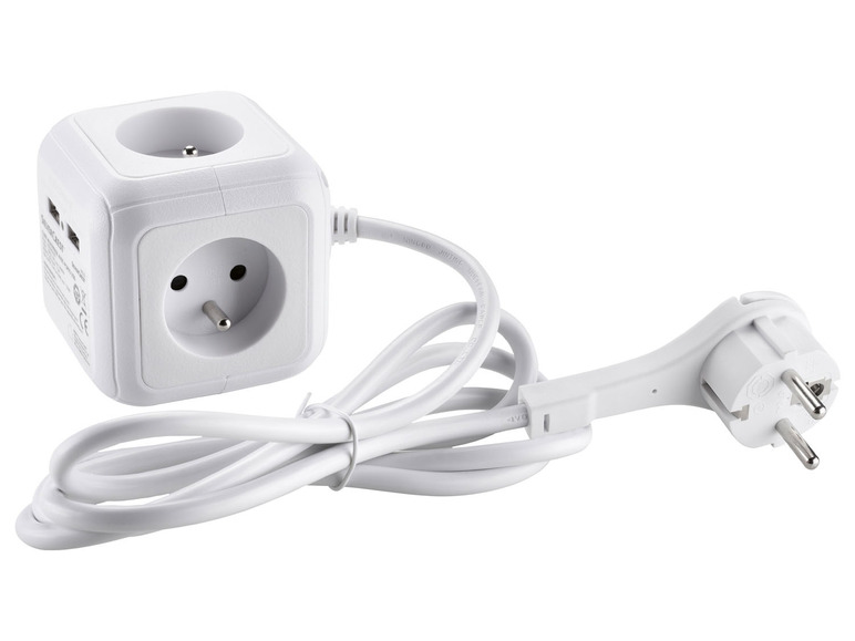 Aller en mode plein écran : SILVERCREST® Cube multiprise avec ports USB - Image 1