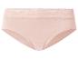 Culotte femme avec bordure en dentelle, rose clair