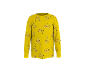 Sweat-shirt jaune à manches longues pour enfants avec motif imprimé de personnage de dessin animé