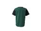 T-shirt enfant vert et bleu foncé à manches courtes, vue arrière