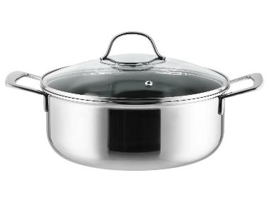 SILVERCREST® Faitout en acier inoxydable Premium, Ø 24 cm