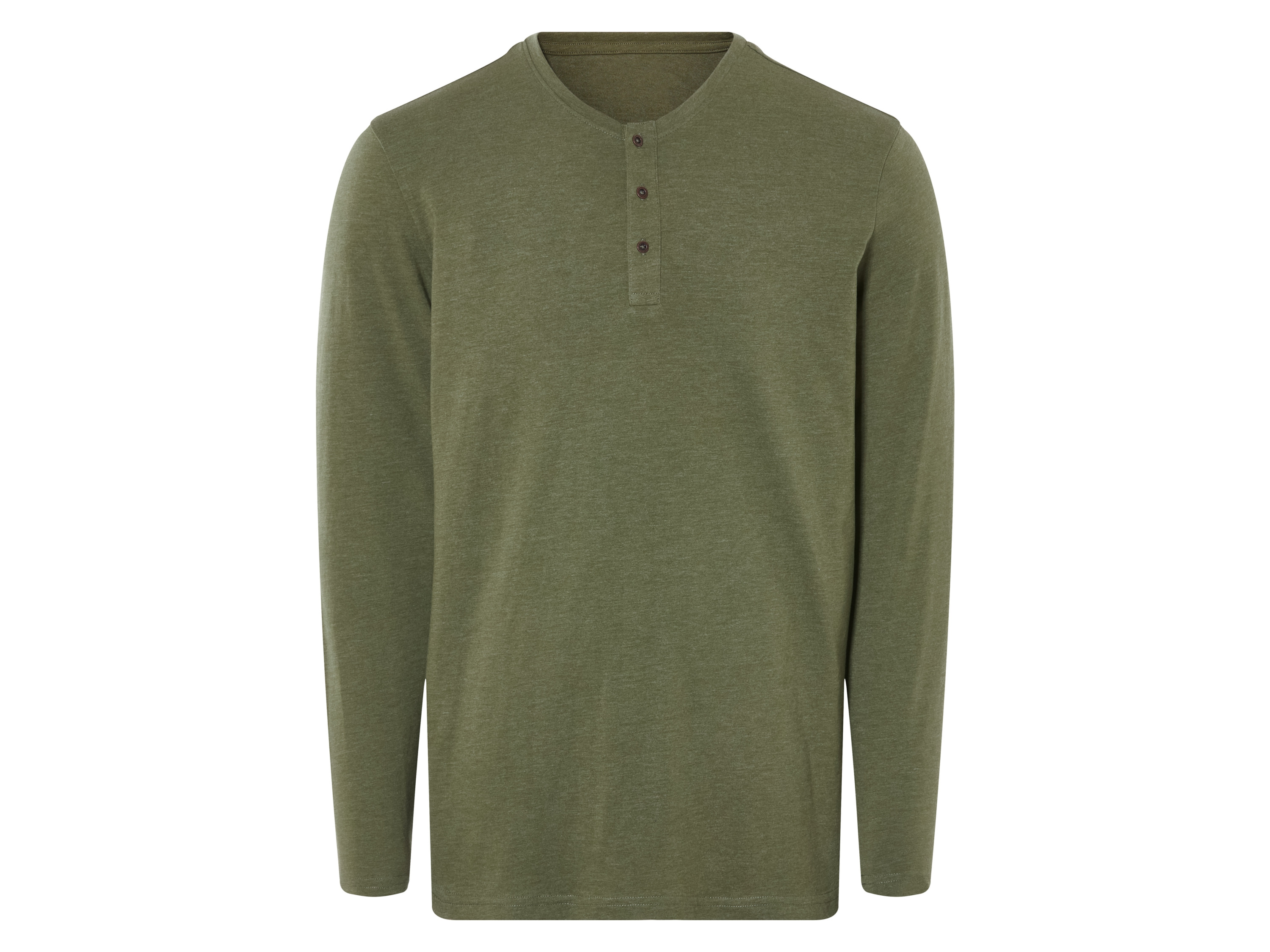LIVERGY® T-shirt manches longues homme (vert, S)