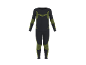 Ensemble de sous-vêtements thermiques noir et vert pour homme