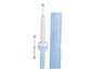 Brosse à dents électrique Nevadent avec des têtes de brosse et un étui.