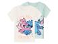 Deux t-shirts à manches courtes, un avec Stitch et Angel, l'autre avec Stitch.