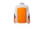 Veste homme Crivit blanche, orange et noire avec logo Crivit sur le col