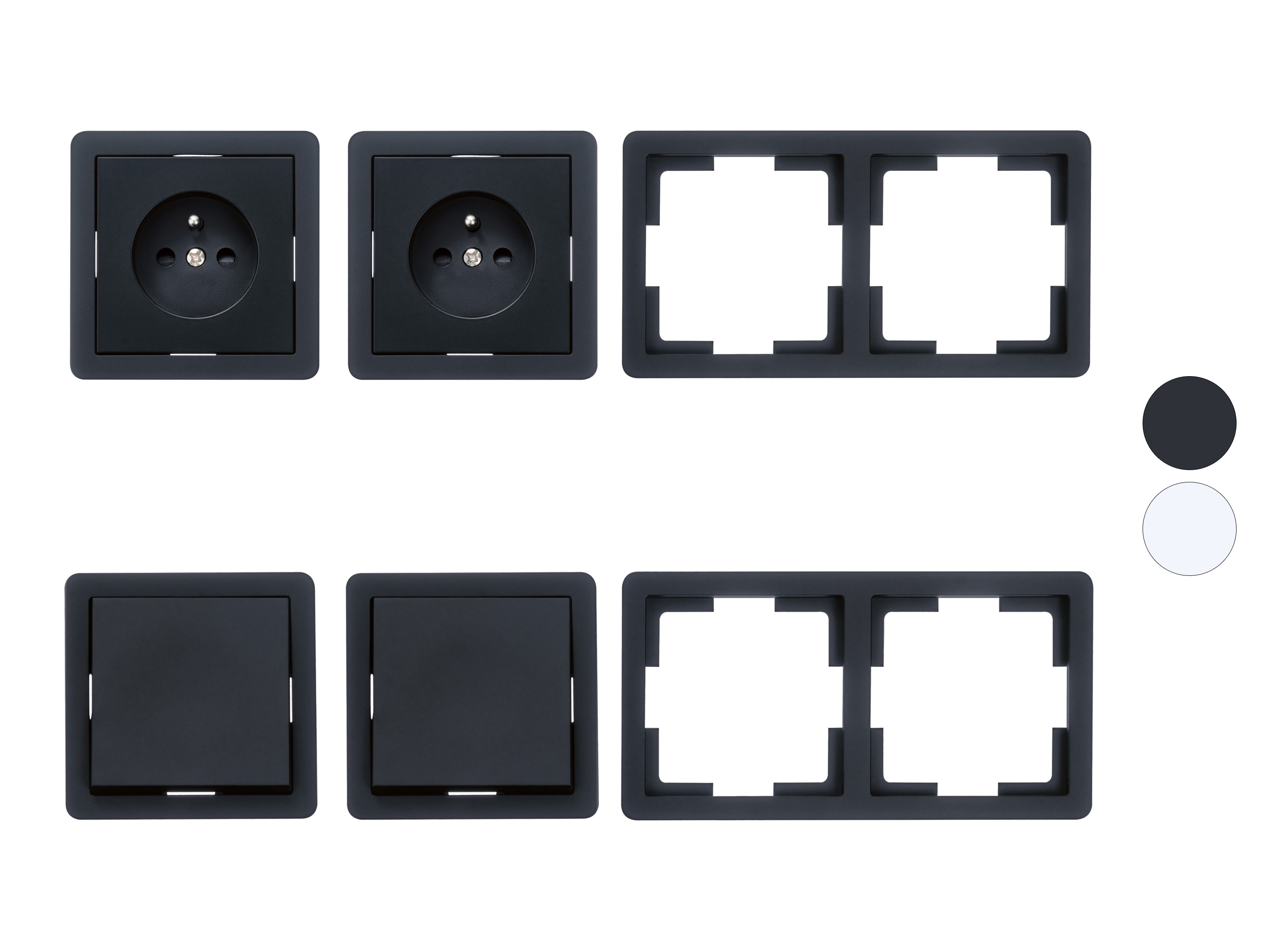 SILVERCREST® Set de prises murales ou Interrupteurs