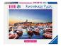 Puzzle Ravensburger de 1000 pièces représentant un port avec des bateaux en Méditerranée.