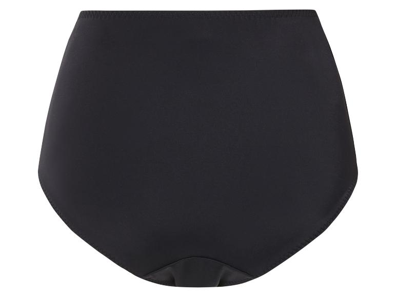 Culotte de bikini noire, vue arrière.