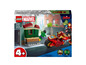 Ensemble Lego Marvel avec Iron Man sur une moto et Hulk.