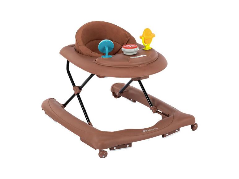 Trotteur pour bébé marron BEBECONFORT Explorer avec jouets
