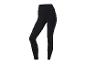 Leggings noirs de sport, taille haute, poches zippées.