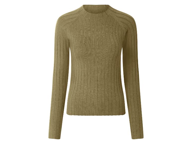 Pull en maille côtelé femme