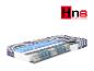 Matelas Hn8 Schlafsysteme avec tissu Seaqual et ressorts apparents.